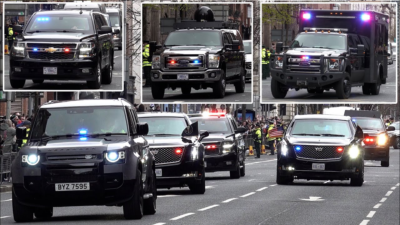 Joe Biden on the move with increased security for Northern Ireland trip 🚔 🇺🇸