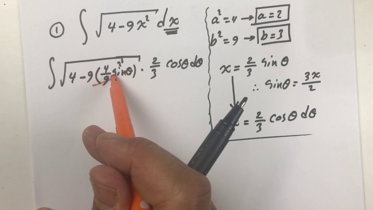 Trigonometric Techniques Of Integration ((1)) تكامل الدوال المثلثية