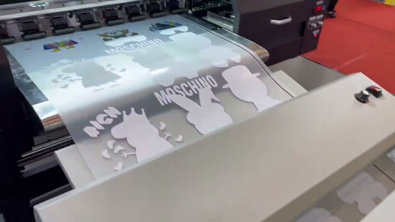 60cm 4 head T shirt Printing Machine PET Film  DTF Printer #digitalmarketing #machine #sublimation
