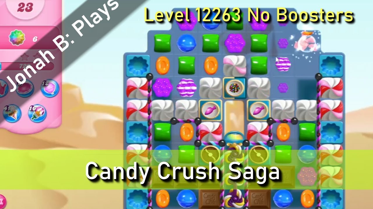 Candy Crush Saga Level 12263 No Boosters