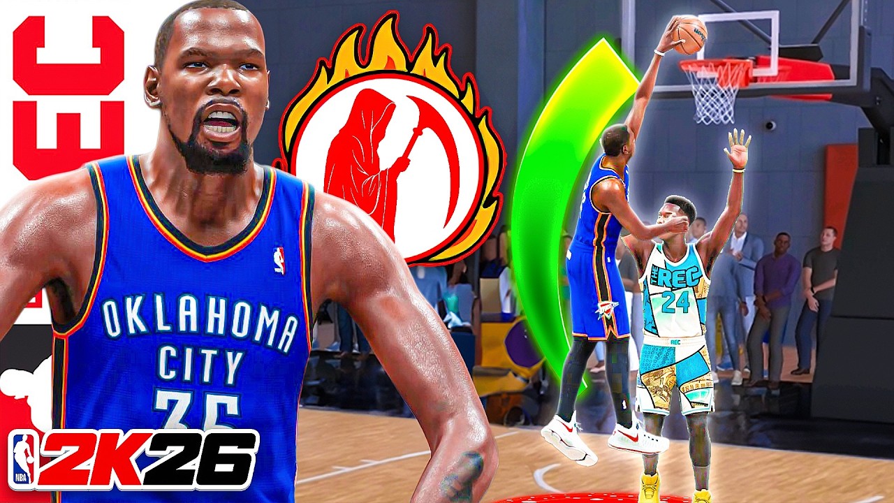 2014 MVP KEVIN DURANT BUILD is UNGUARDABLE in RANDOM REC (NBA 2K26)