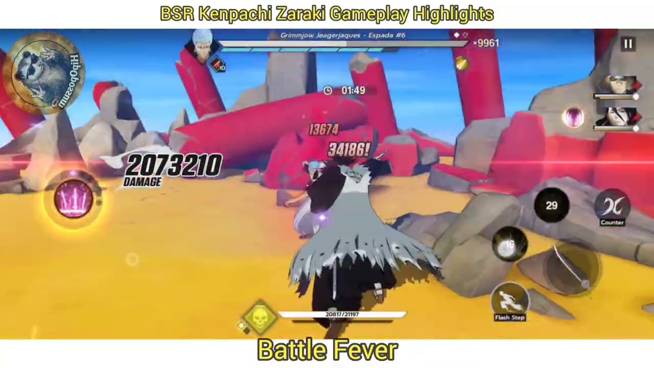 Bleach Soul Resonance Highlights (Kenpachi) 