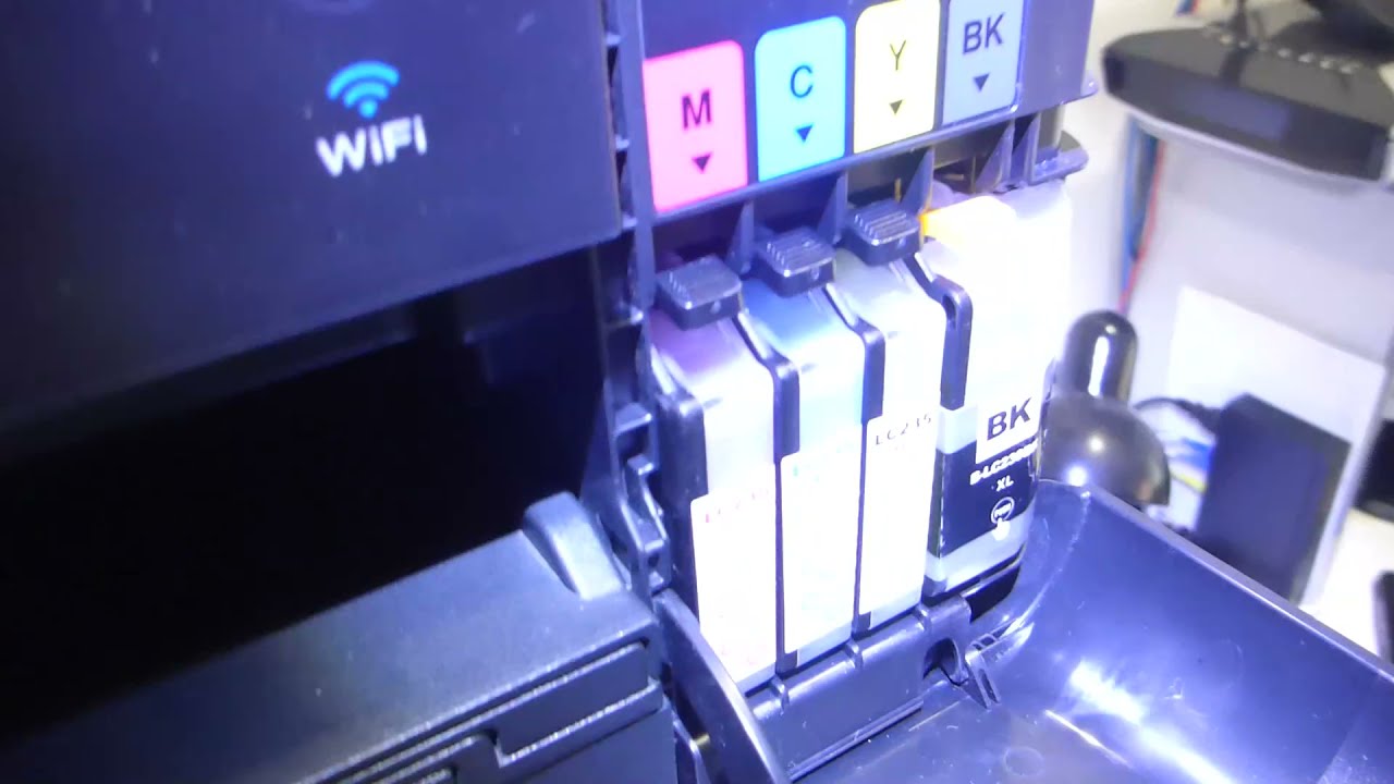 Очистка печатающей головки струйного принтера Brother MFC-J5720DW