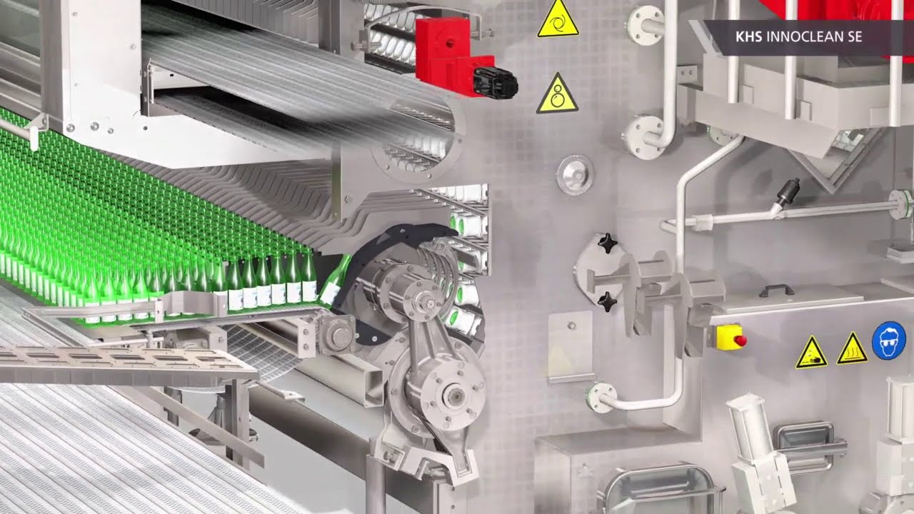 Effizient und ressourcenschonend: Flaschenreinigungsmaschine KHS Innoclean SE