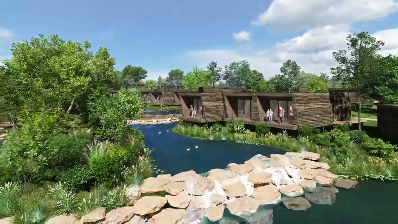 Le village Ecolodgee au Futuroscope