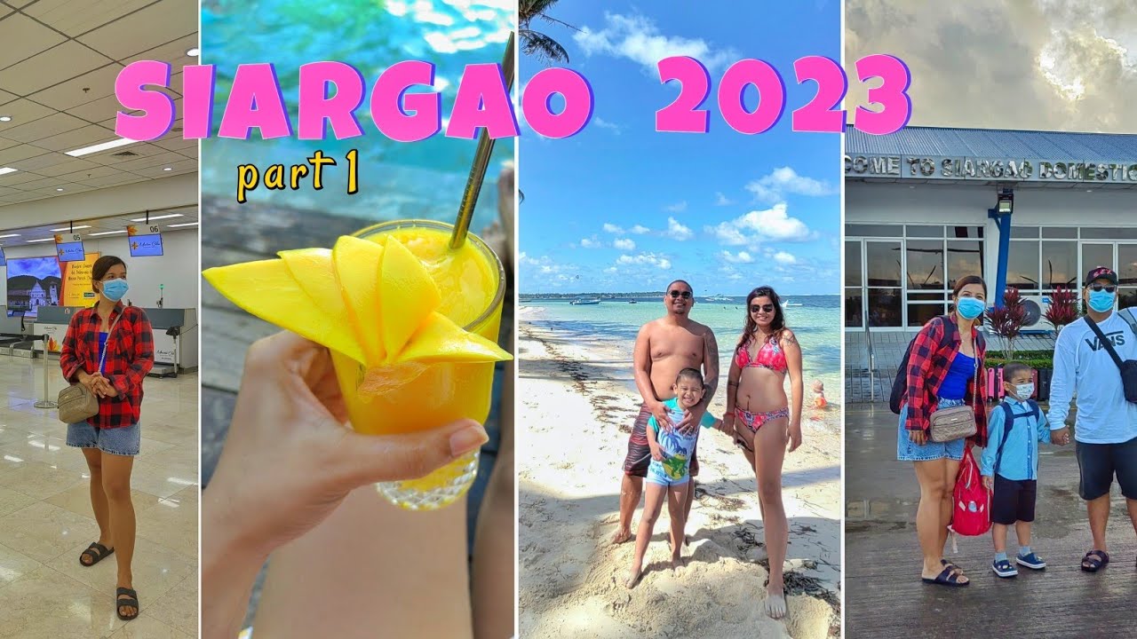 airport moments, arrival and 1st day in Siargao!