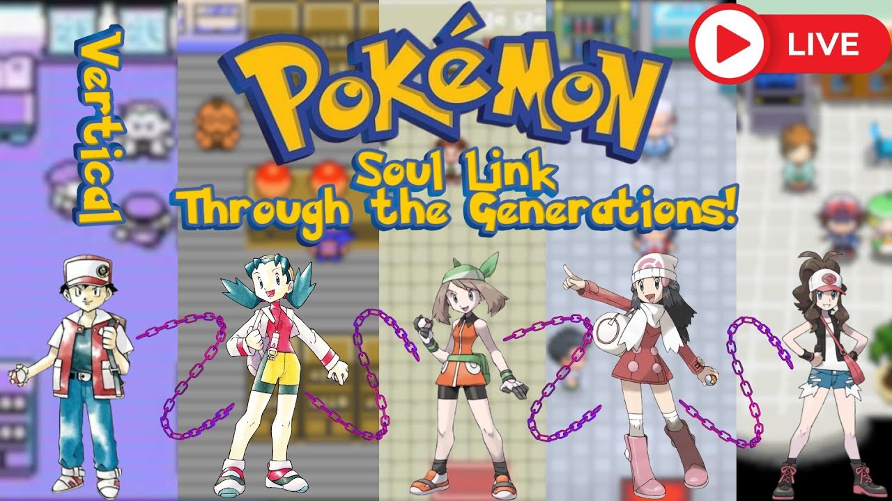 Did I make the hardest Soul Link/Nuzlocke Challenge? Pokemon Soul Link Through the Generations! Vert