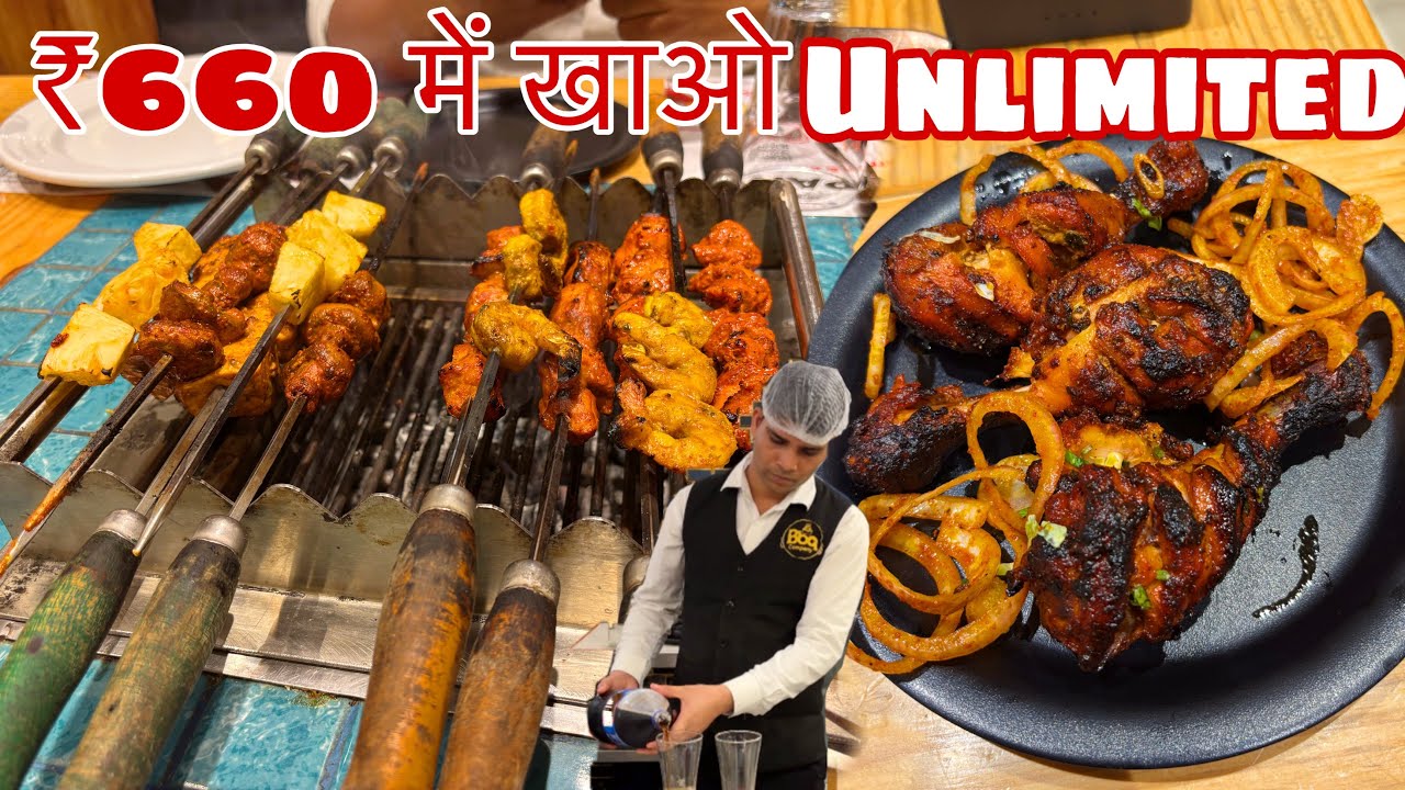 ₹660 में खाओ Unlimited||Prawns,Mutton,Chicken Sab Kuch||The BBQ Company Patna|Khao Dil Khol Kar😋😋