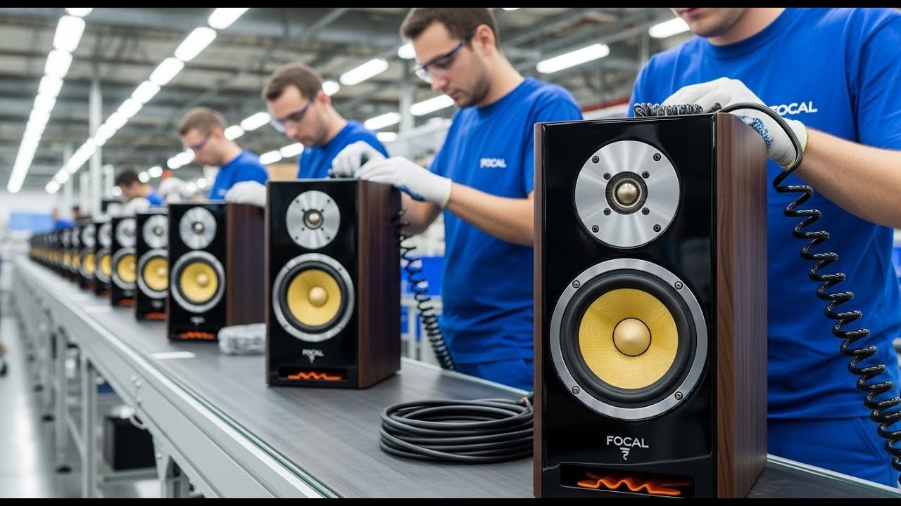 Inside the Focal factory: the Focal Aria 906 speaker production process.