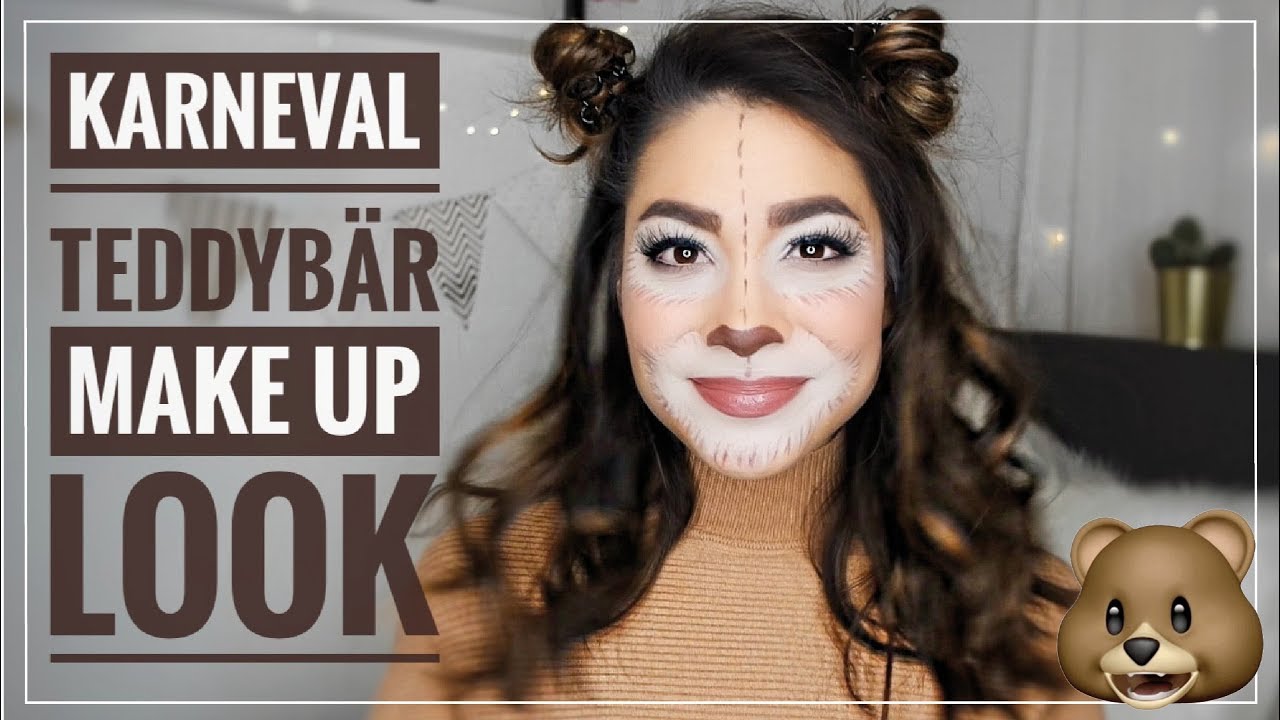 KARNEVAL TEDDY MAKE UP LOOK 🐻 Last Minute | AnnKath beauty