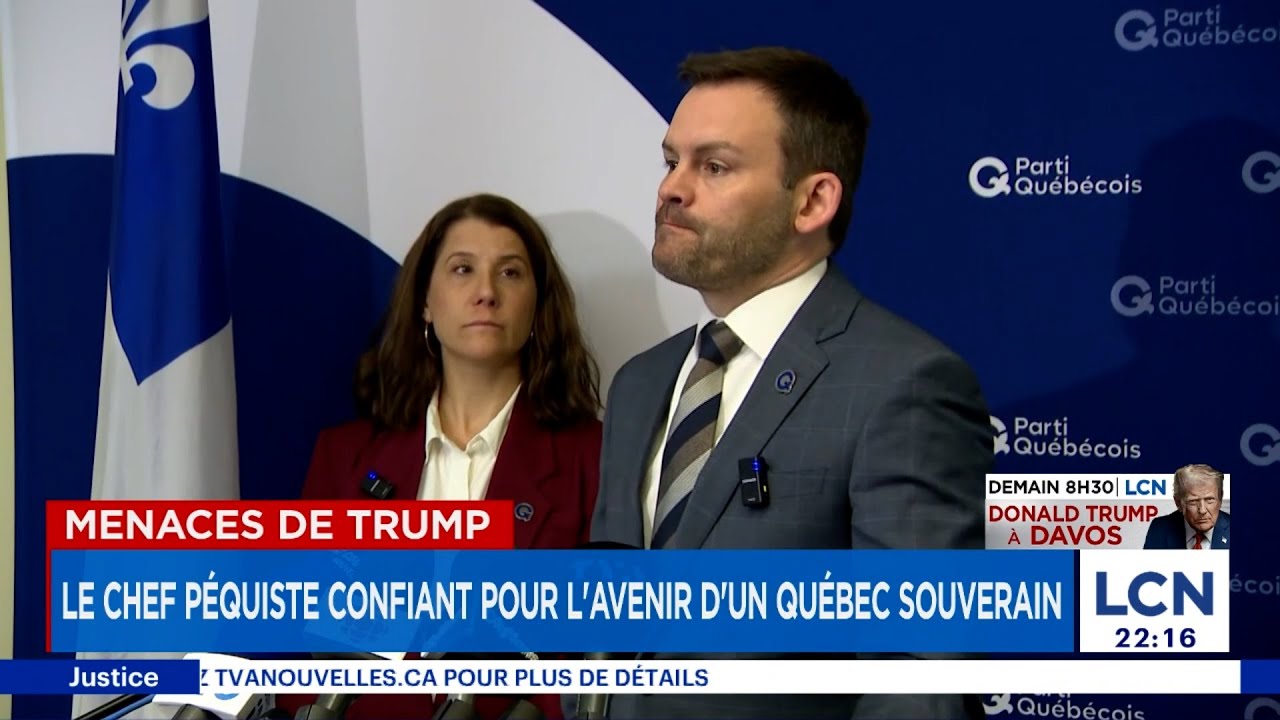 Menaces de Trump: PSPP confiant pour l'avenir d'un Québec souverain