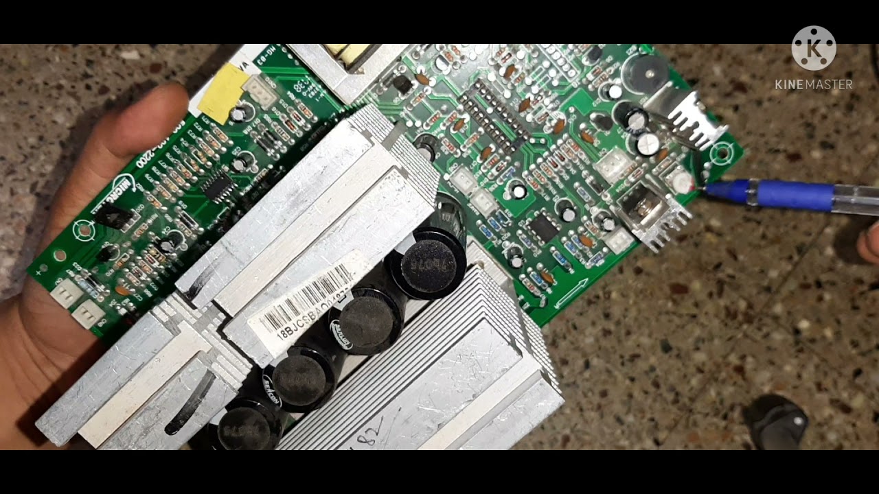 Microtek Sine Wave Inverter Repair ( mains & charging problem). part1