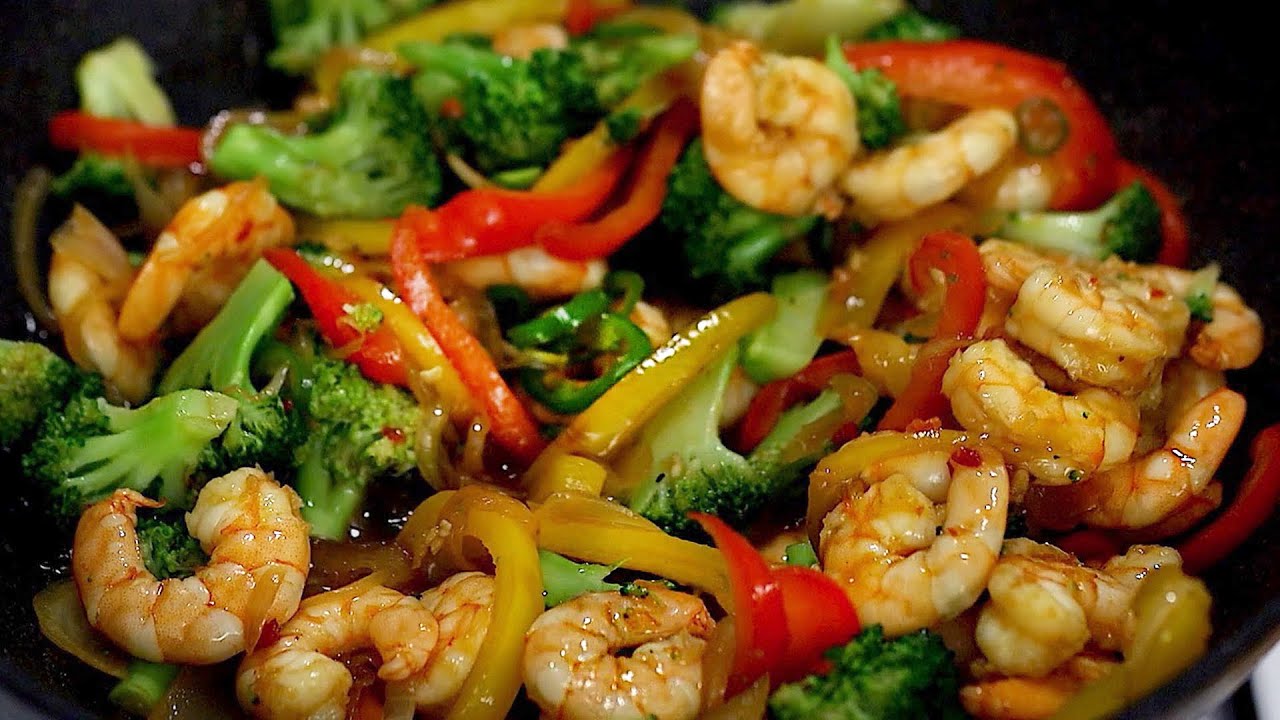 Das sind die besten Garnelen mit Gemüse, die ich je gekocht habe! Einfach und sehr lecker!