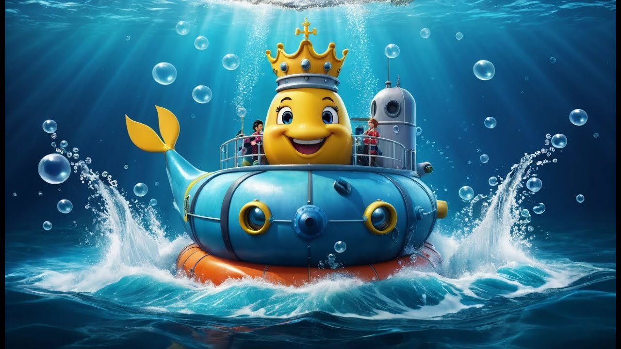 Bath Time Submarine Song | Fun Water Song for Kids | Interactive Nursery Rhyme