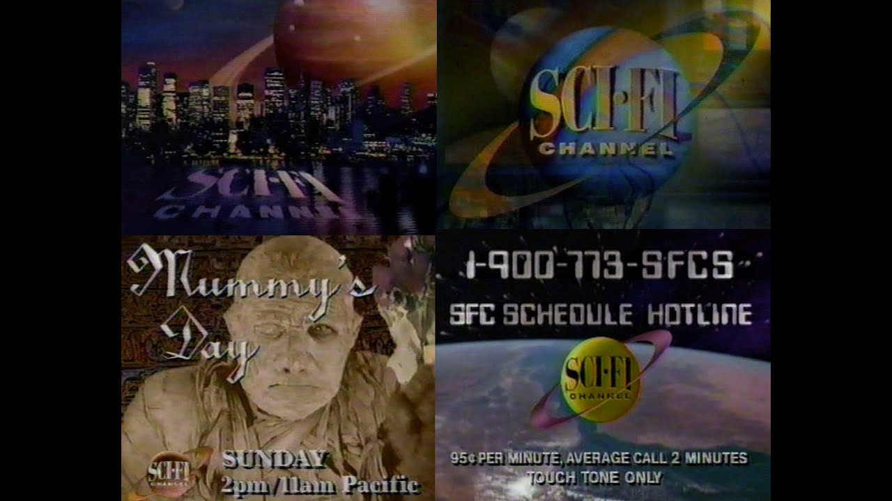 1993 Sci-Fi Channel promos & commercials 24 minutes