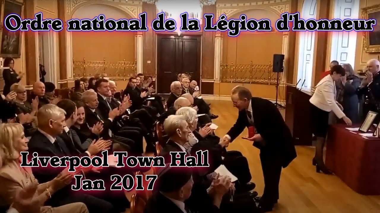 French Honour For British War Heroe's. Liverpool Town Hall