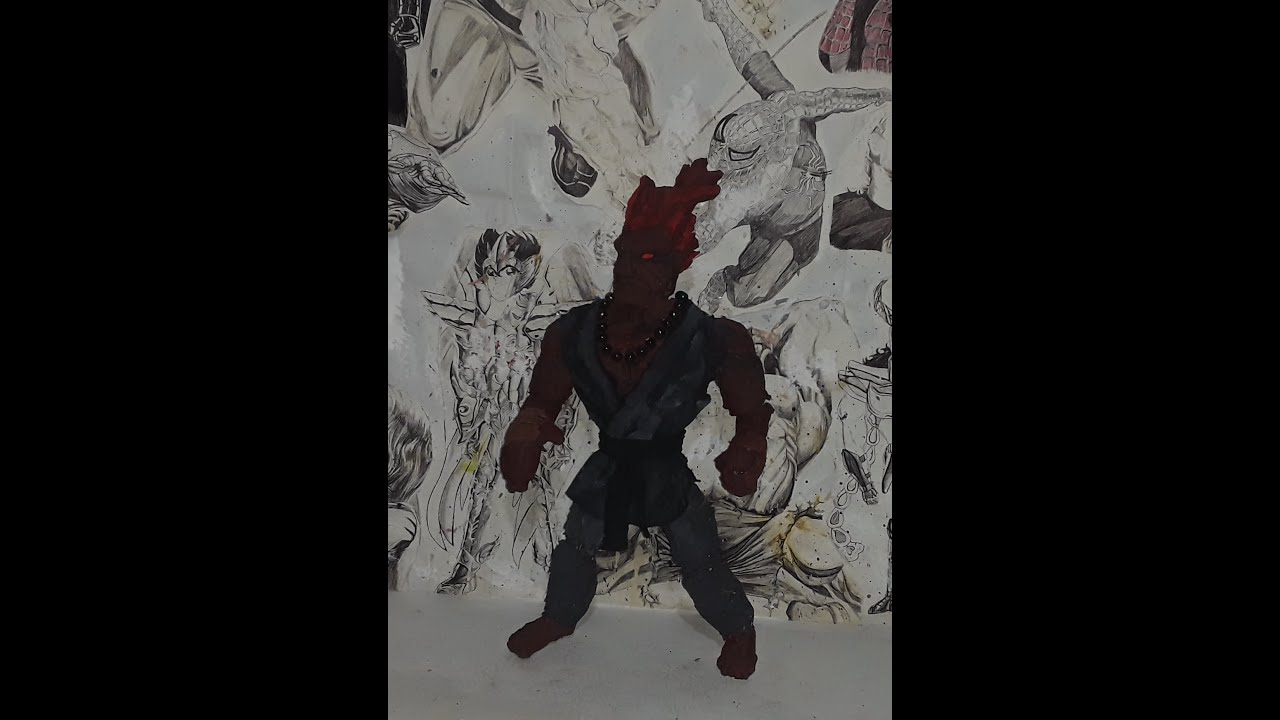 AKUMA/ STREET FIGHTER/ FIGURA DE PAPEL