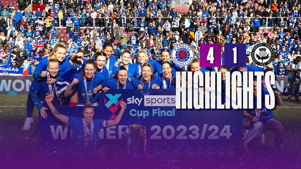HIGHLIGHTS | Sky Sports Cup Final Winners | Rangers Women v Partick Thistle