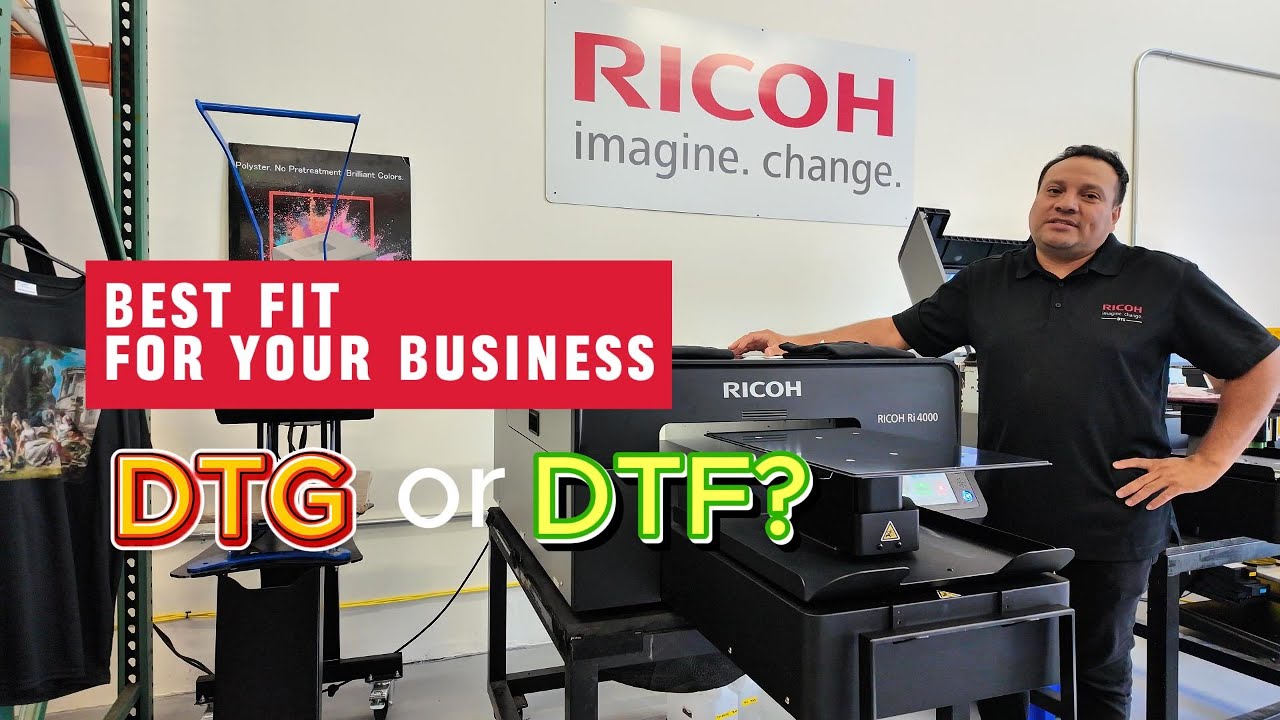 DTG vs. DTF Printing: Which is Right for YOUR Apparel Business? | RICOH DTG