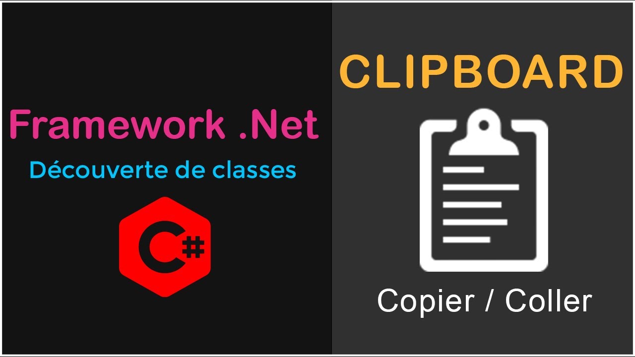COPIER / COLLER EN C#