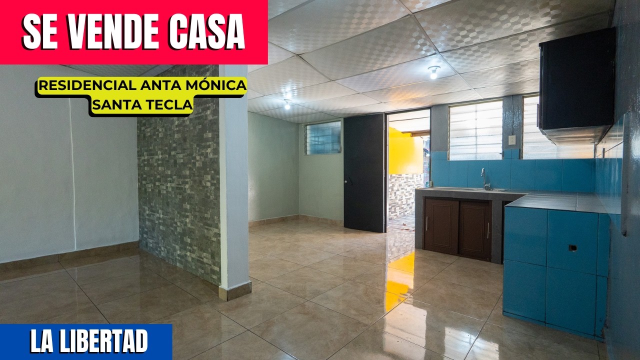 SE VENDE CASA EN COLONIA SANTA M&Oacute;NICA 🏡 | Santa Tecla