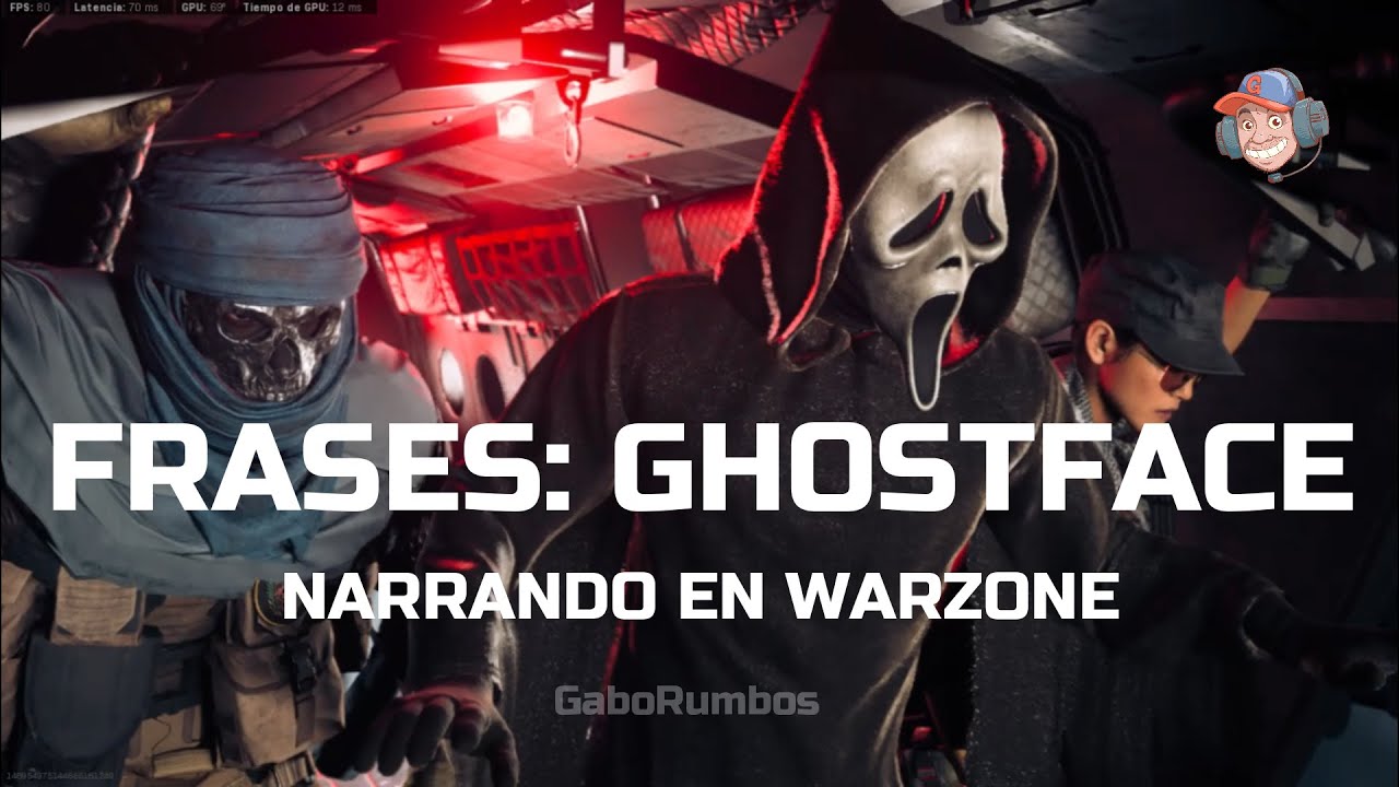 Frases de Ghostface como narrador en Call of Duty: Warzone - Audio Latino