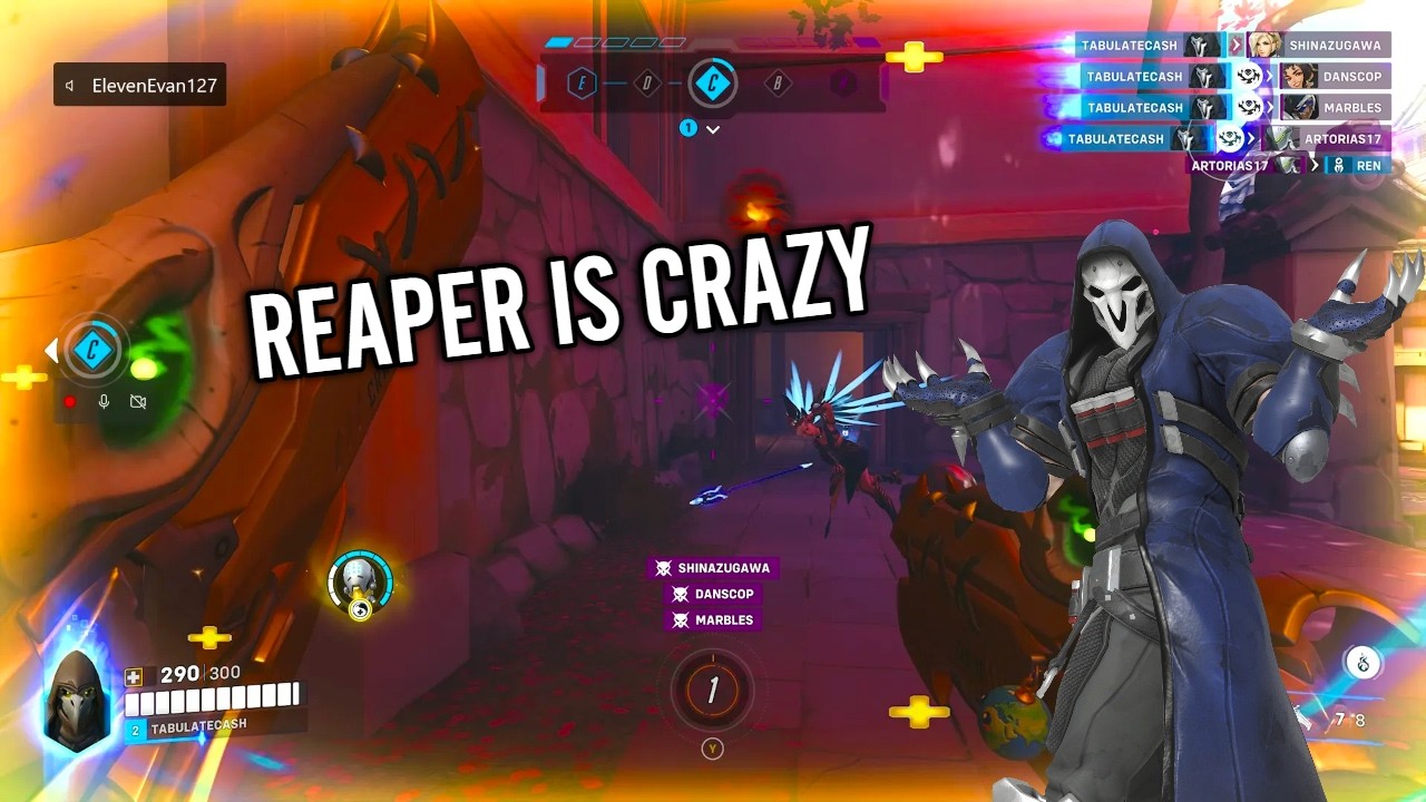 REAPER FEELS OP RIGHT NOW | Overwatch