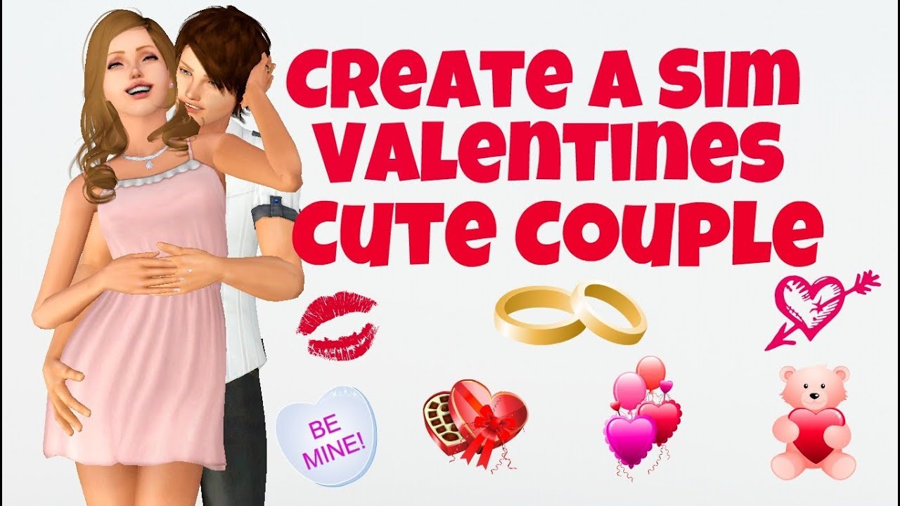 The Sims 3 : Create A Sim - Valentines Cute Couple - Requested