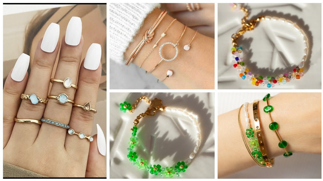 🌸اصنعي اكسسوارات للعيد خواتم اساور حلقات من الخرز بأقل تكلفة 👌💎#اعمال يدوية للبنات 2