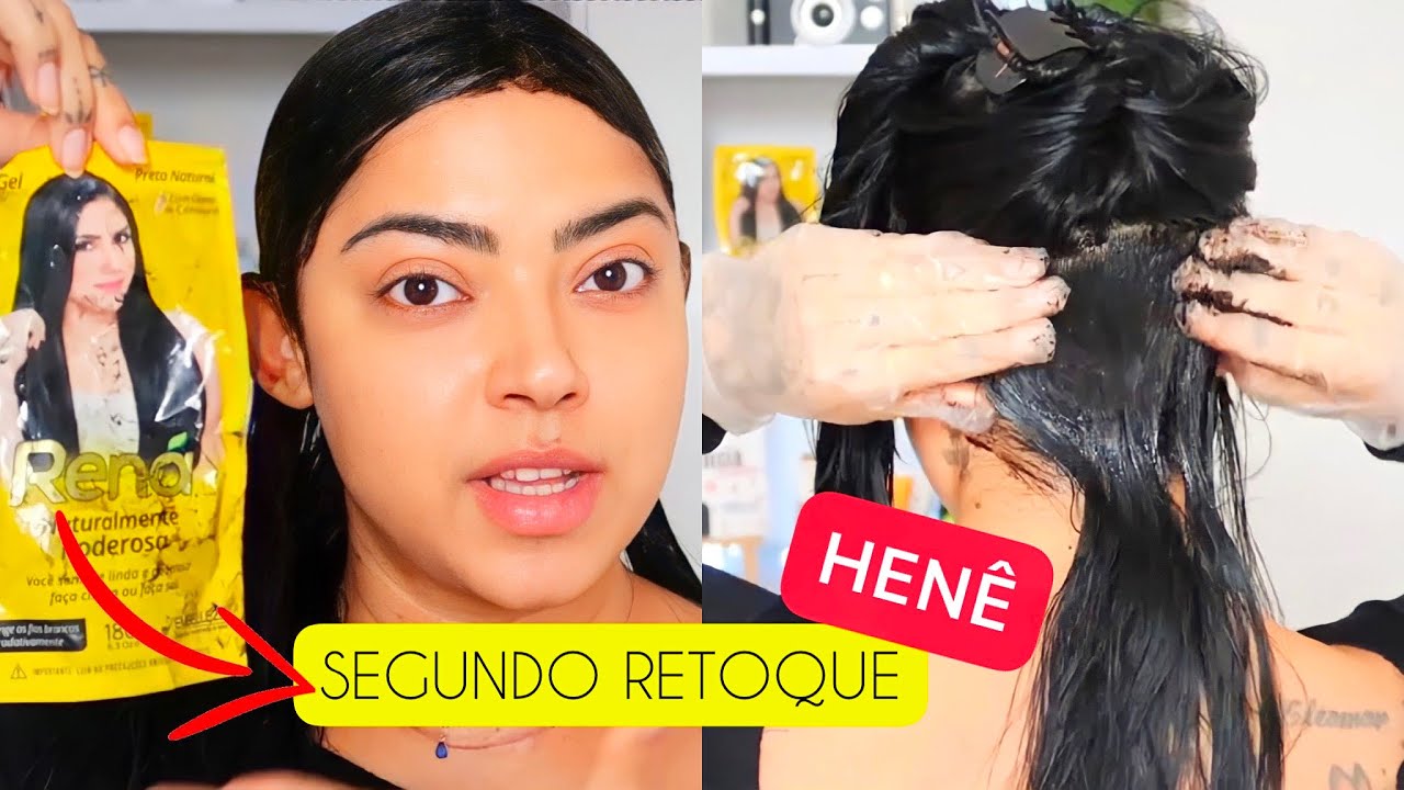RETOQUE DE HENÊ NA RAIZ ! 😍