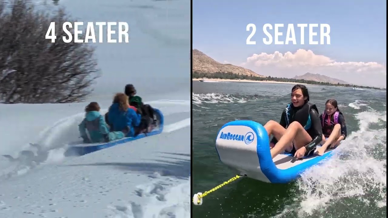 AirBoggan by Lakesurf - Crazy Fun on the Lake AND Snow