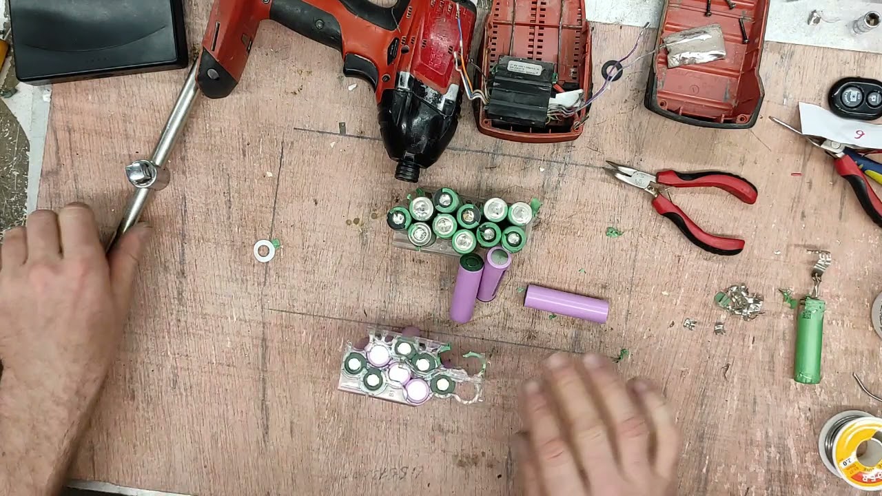 RIPARAZIONE BATTERIA HILTI .