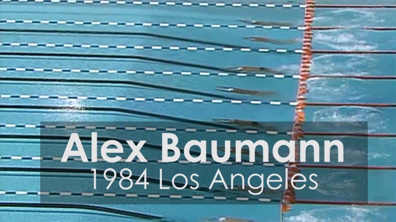 Alex Baumann Wins Gold in 400IM in 1984 Los Angeles