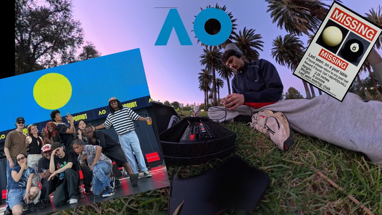 Dancing at the AO and making beats