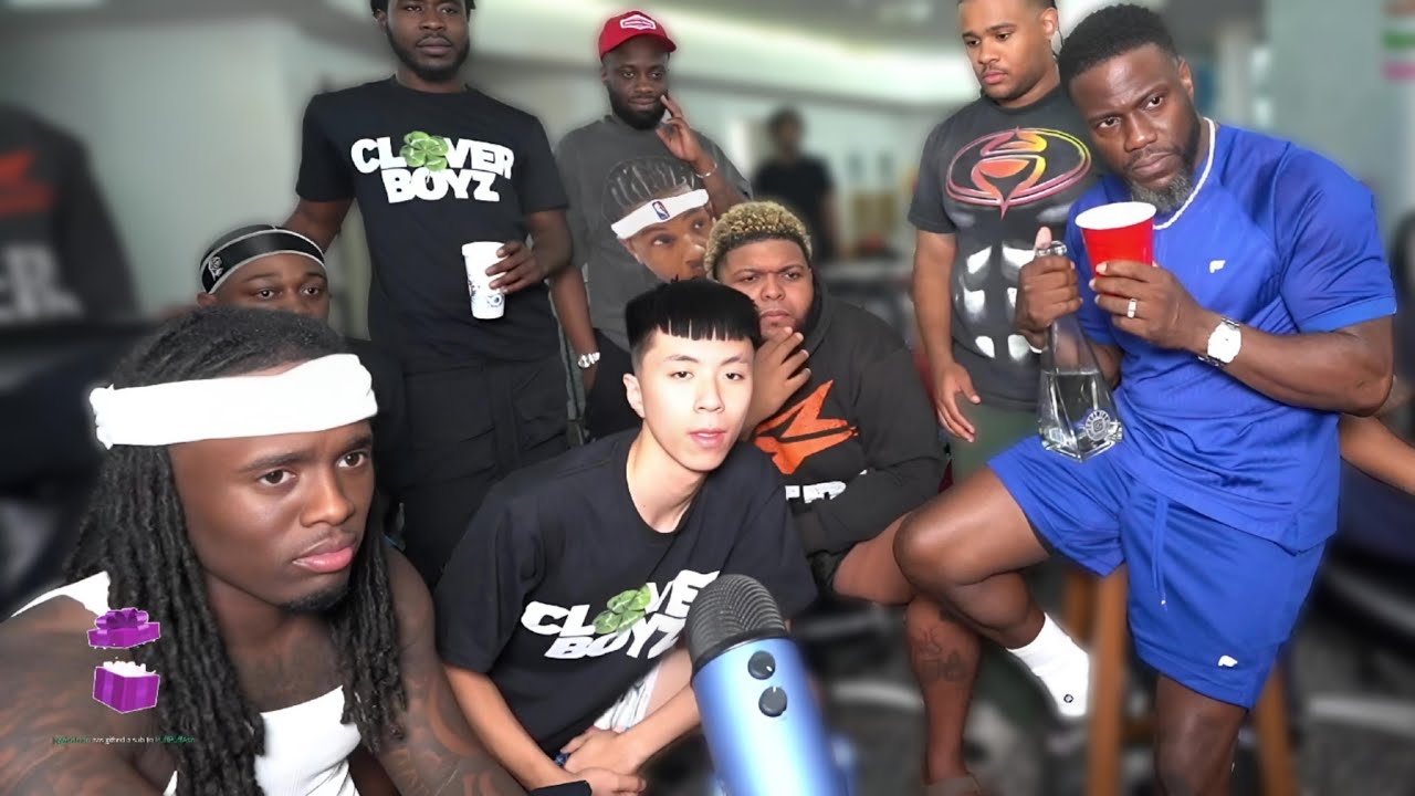 Rayasianboy *ACTING* for Kevin Hart on Kai Cenat's Stream.. 😂