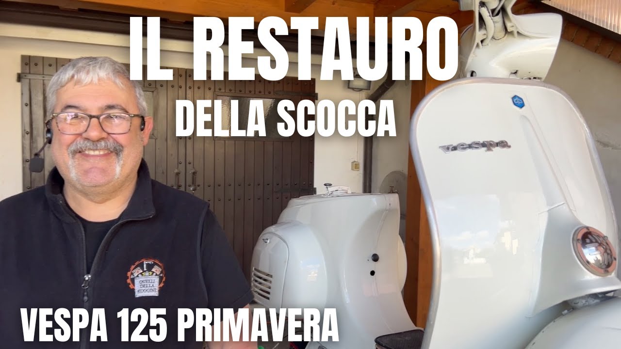 Vespa 125 Primavera - restauro scocca
