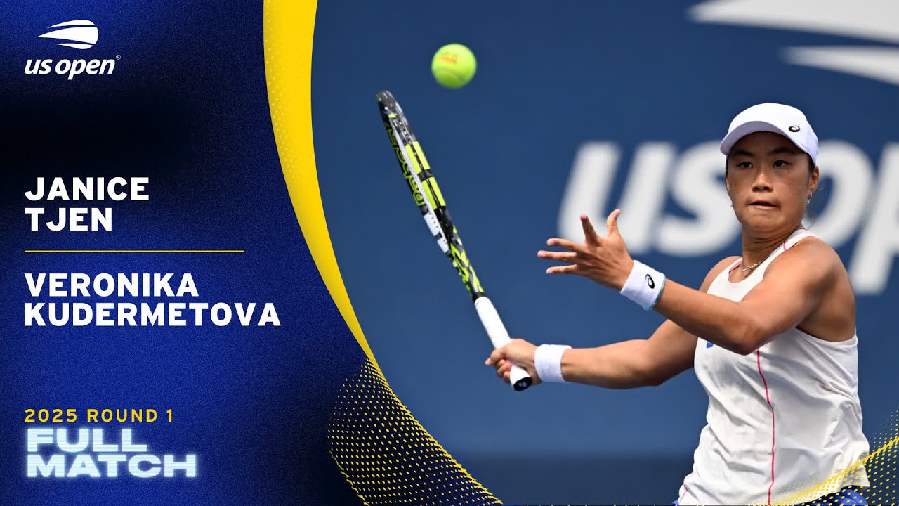Janice Tjen vs. Veronika Kudermetova Full Match | 2025 US Open Round 1