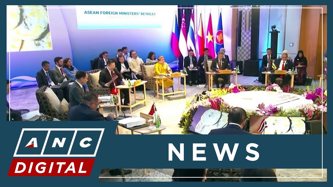 ASEAN foreign ministers tackle region's security challenges in Cebu meeting | ANC