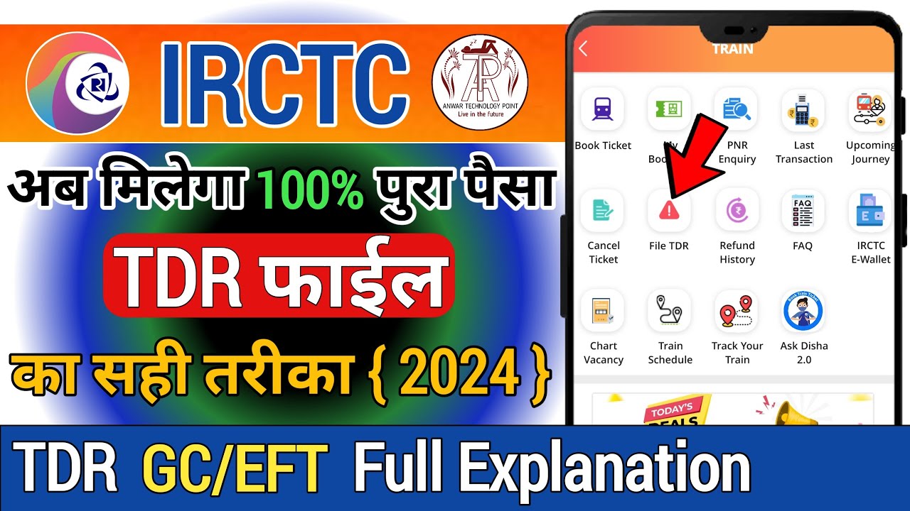 How to File TDR || TDR फाईल का सही तरीका || What is GC/EFT ? 100% Full Refund ऐसे मिलेगा 2024