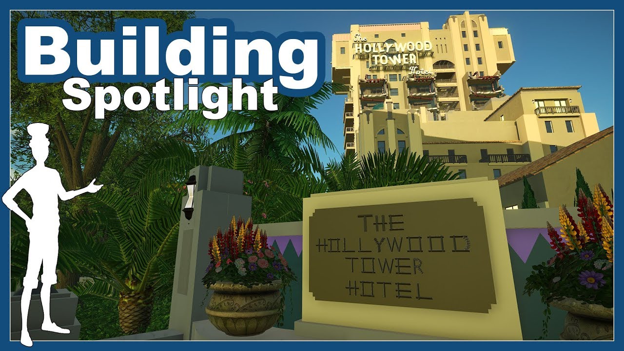 The Twilight Zone Tower of Terror DCA | Building Spotlight | Planet Coaster