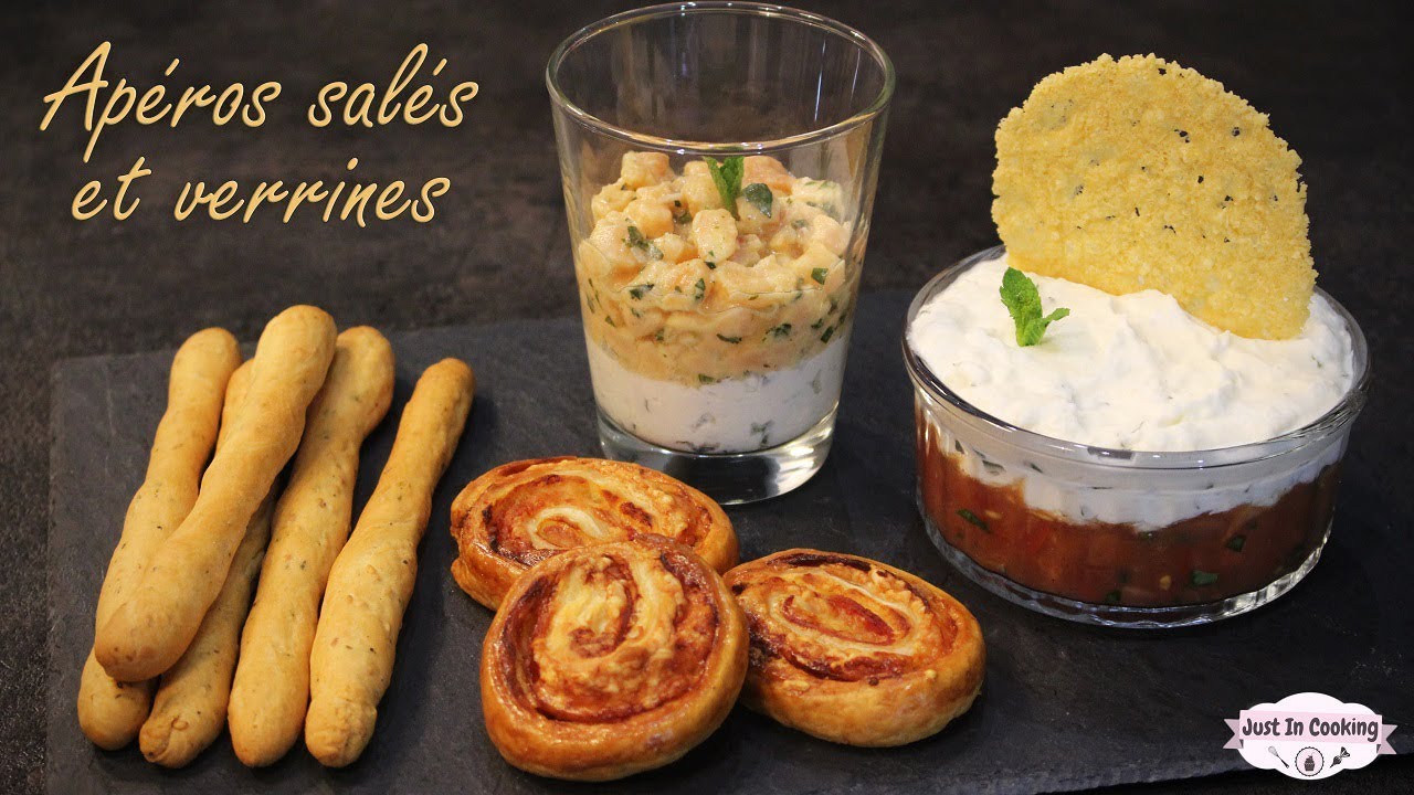 4 Recettes d'Apéritifs et de Verrines !