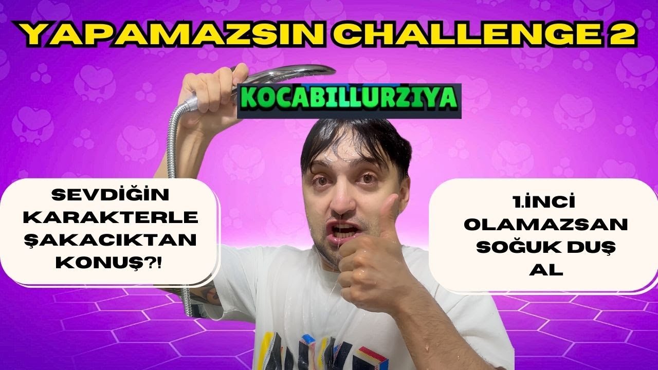 YAPAMAZSIN CHALLENGE 2 BRAWL STARS ! ( - 2200 ELMAS  )