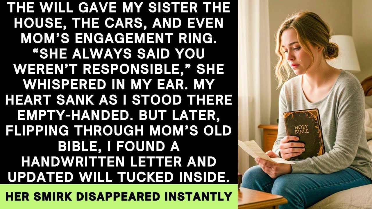 My Sister Took Everything from Mom’s Will… Until I Found This Hidden Letter