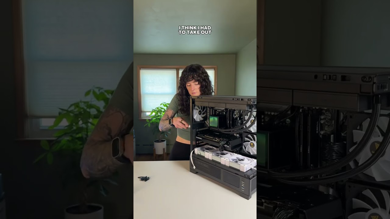 Installing fans into my boyfriend&rsquo;s new PC #techtok #techbaddie #pc #pcbuilding #pcgaming #pcbuild