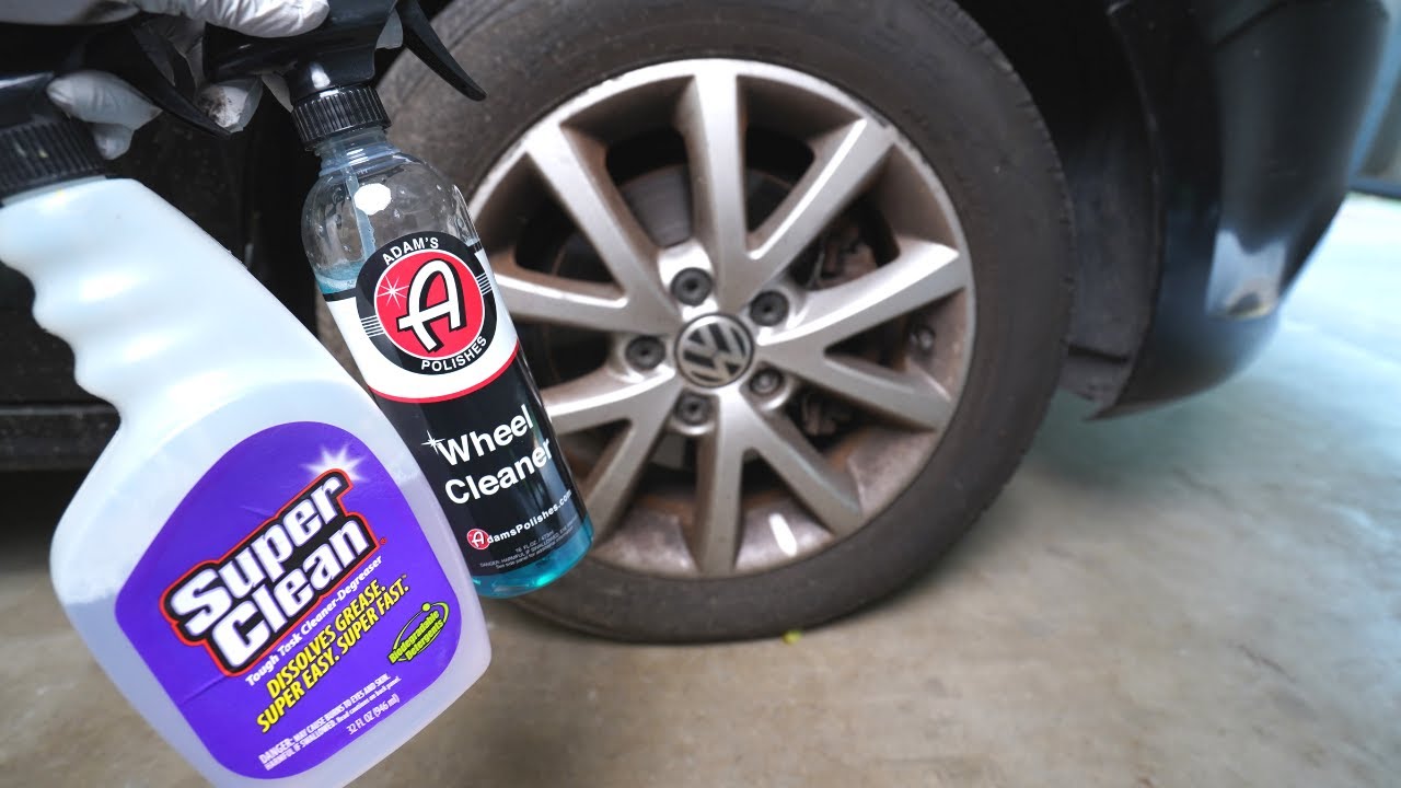 Super Clean против Adam's Wheel Cleaner на колесах
