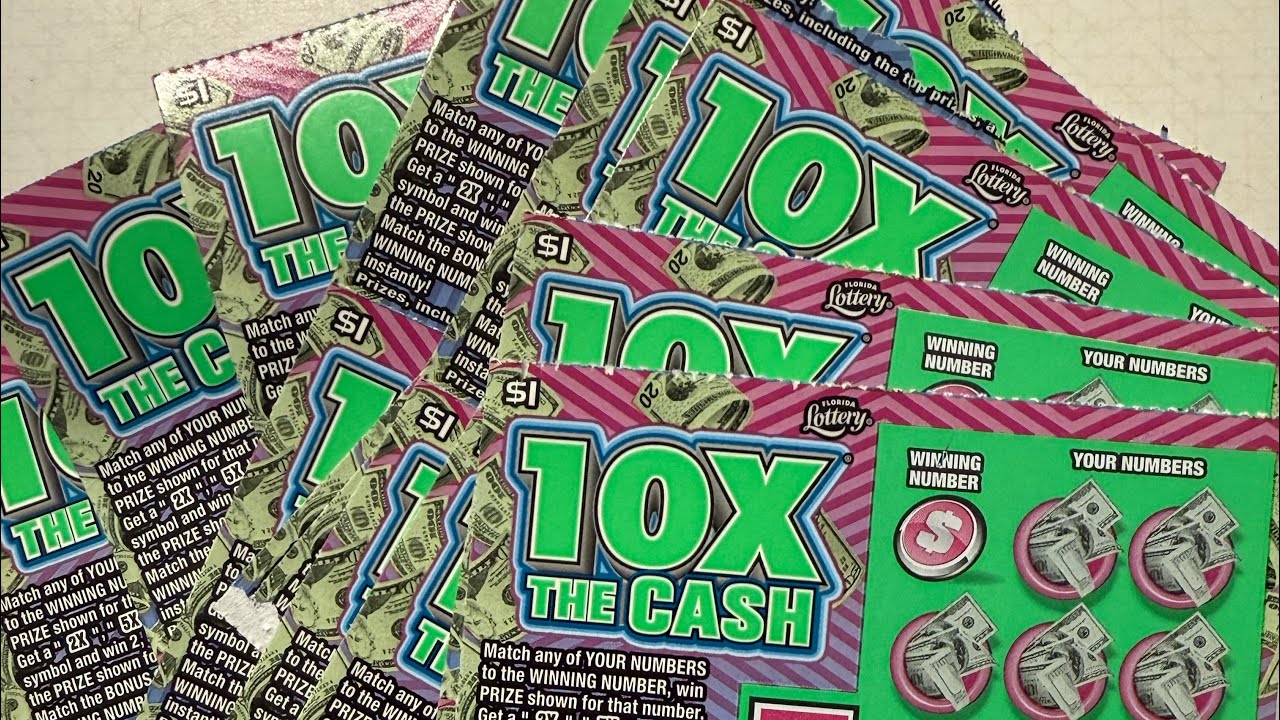 Лотерея Флориды 10X The Cash Scratchie Show Me Some Love Manifesting $10,000