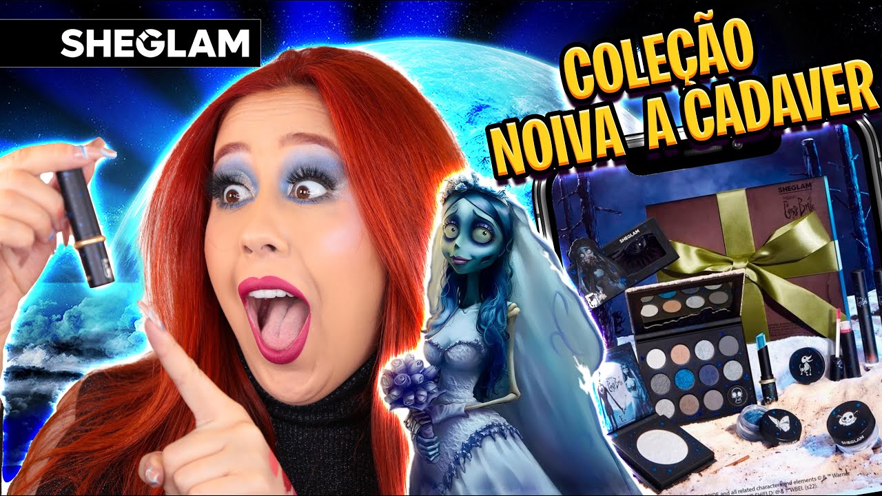 TESTEI A NOVA COLEÇÃO DA NOIVA A CADAVER | A #sheglam só me surpreende!