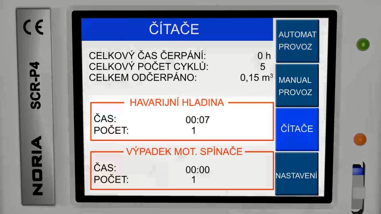 PTÁČEK Velkoobchod - Noria návod na ovladání TLAKAN P4