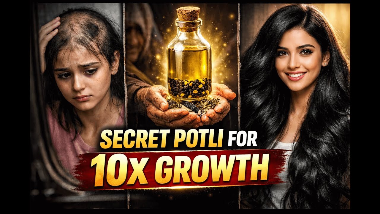 The Secret Ancient Oil for 10x Hair Growth | زویا کے بالوں کا چھپا ہوا راز 🌿