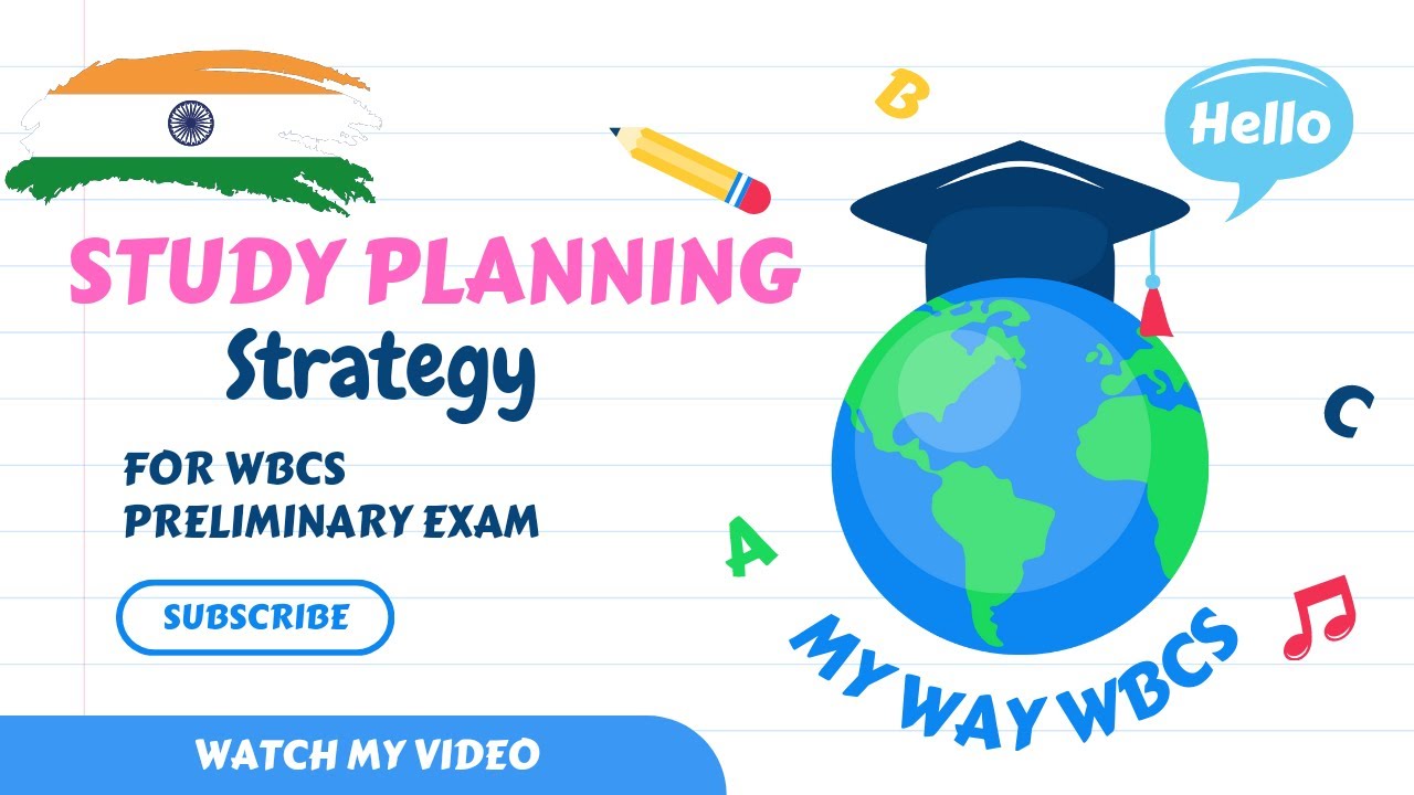 Study Planning | Study Strategy | Schedule | For WBCS Preliminary Exam | Self Study | For Beginners
